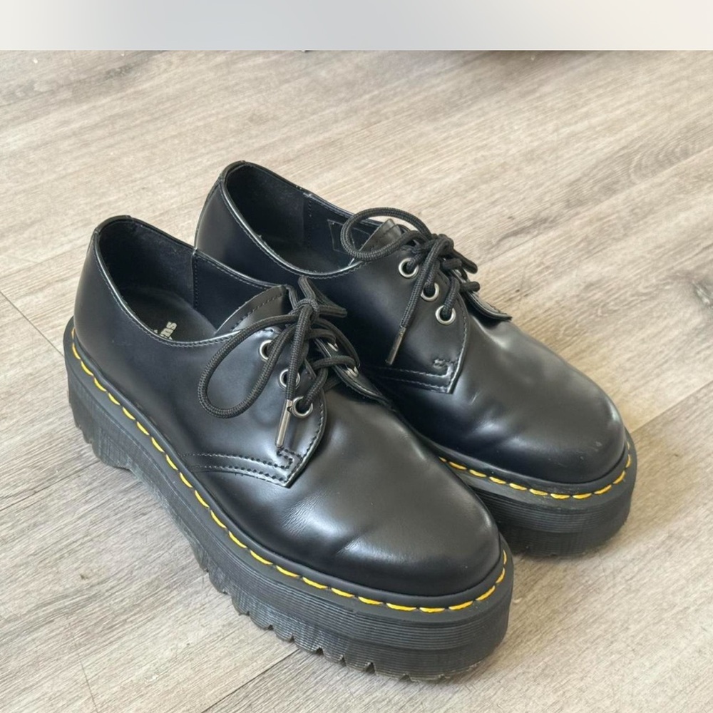 1461 SMOOTH LEATHER PLATFORM SHOES